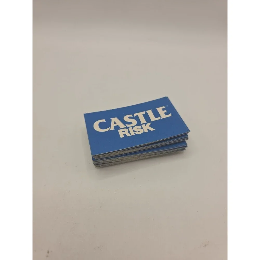 Parker Brothers Castle RISK Game Cards 1990 DECK CARDS Replacement Set Complete